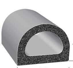 Seal, Foam EPDM, .760 x .825, Large "D"