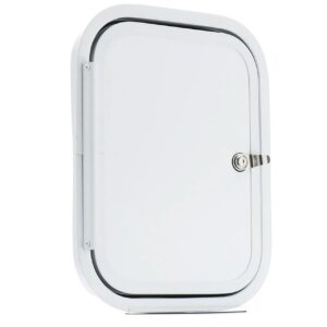 Door, Baggage 16"x20" White/White