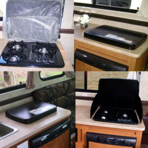 Cover, Stove for 3 Burner  Blk