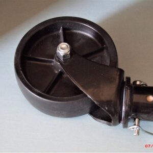 CASTER WHEEL, JACKPOST  1 5/8" TUBE