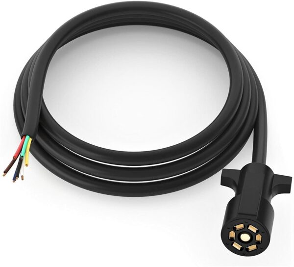 11' 7-Pin Trailer Plug Connector Cord