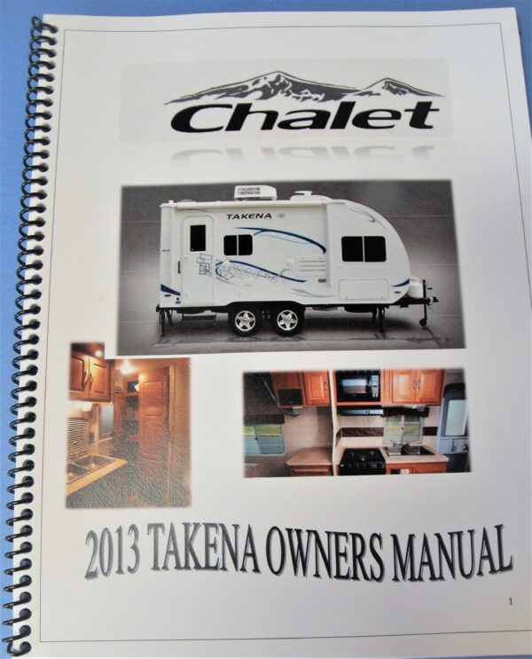 Manual Takena Travel Trailer Owners Manual