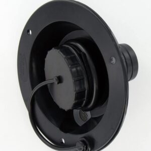 DISH, GRAVITY WATER FILL - BLACK
