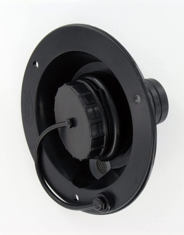 DISH, GRAVITY WATER FILL - BLACK